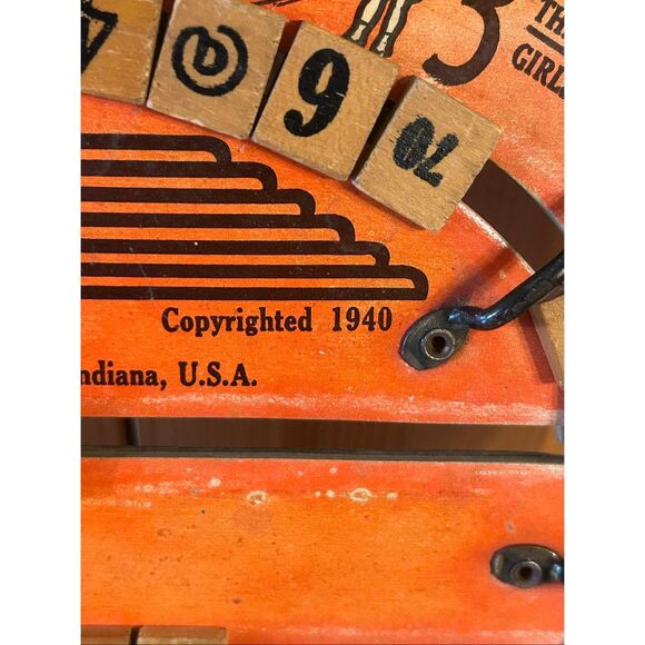 Vintage Original Cressco Educational Board Reversible No. 50 1940 (5263) - Picture 9 of 10